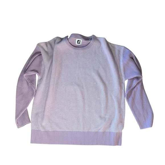 FootJoy Sweaters - FootJoy Purple Golf Sweater XL Wool Blend Pullover Women’s
